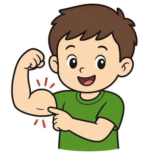 Piktogram AAC: biceps