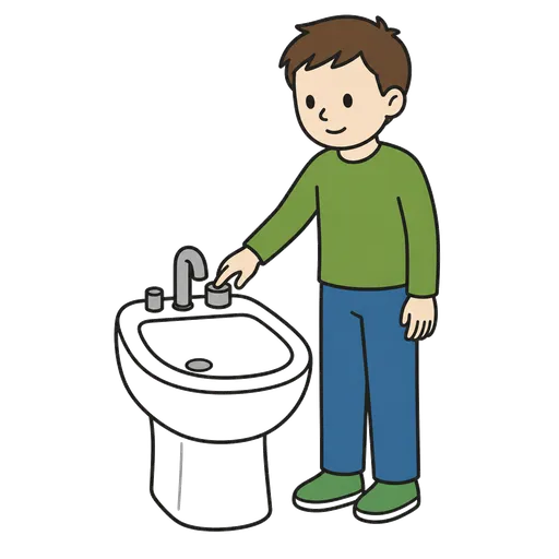 Piktogram AAC: bidet