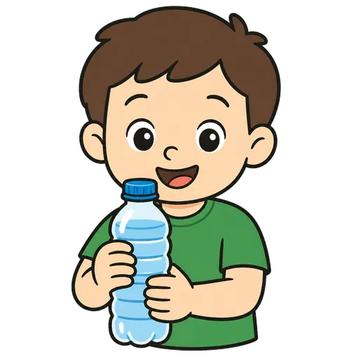 Pictograma CAA: botella de agua
