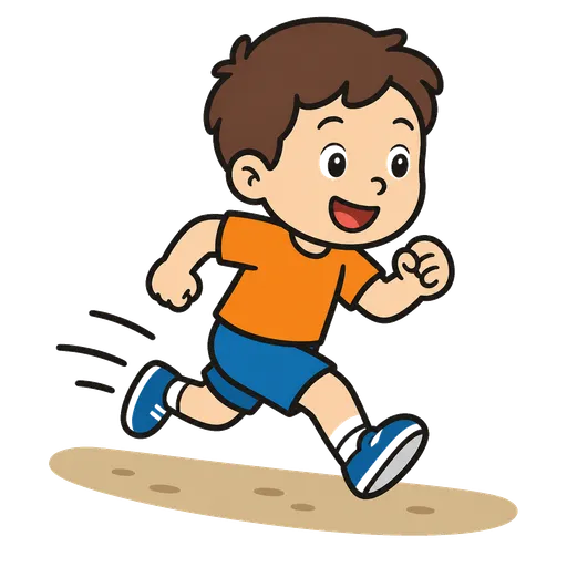 AAC pictogram: runner