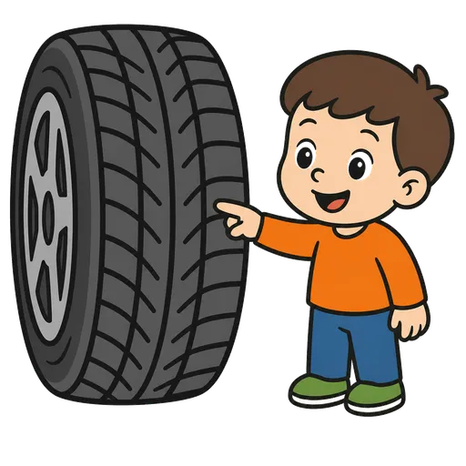 AAC pictogram: tire tread