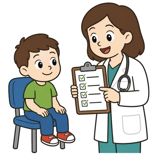 Pictogramme CAA : examen de santé