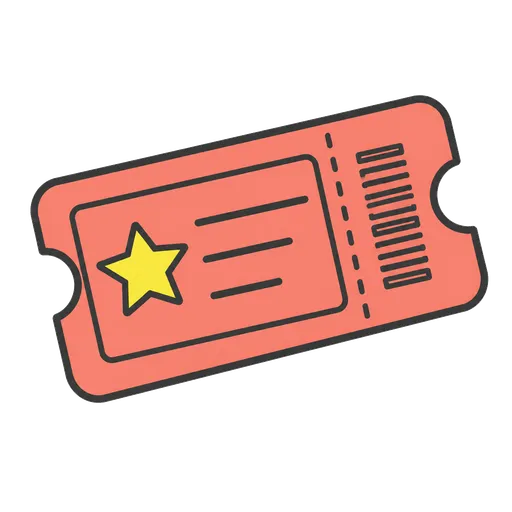 Piktogram AAC: bilet