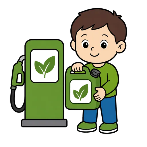 Pittogramma CAA: carburante biologico