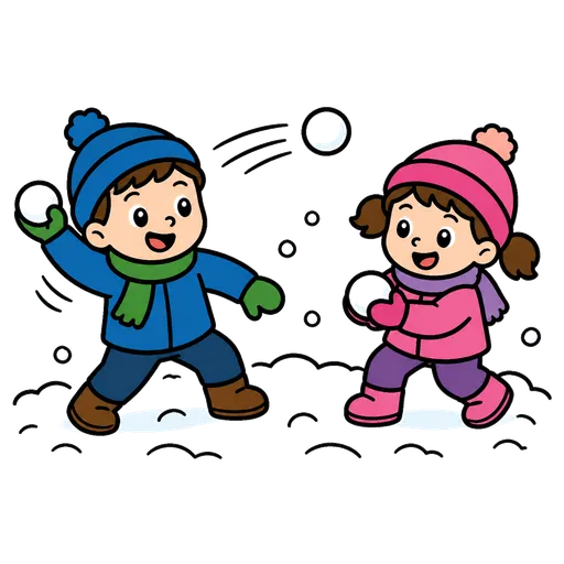 Piktogram AAC: bitwa na śnieżki