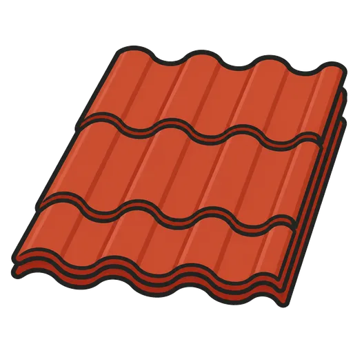 Piktogram AAC: blachodachówka