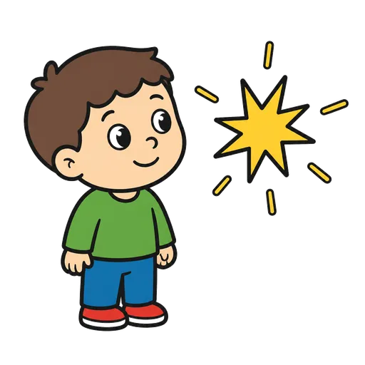 Piktogram AAC: blik
