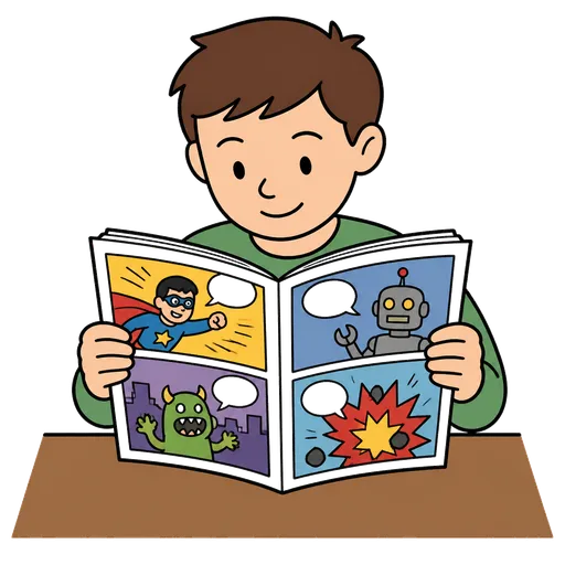 Piktogram AAK: komiksová kostka