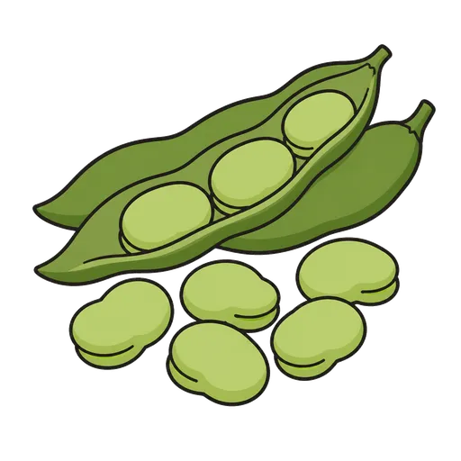 Piktogram AAK: boby fava