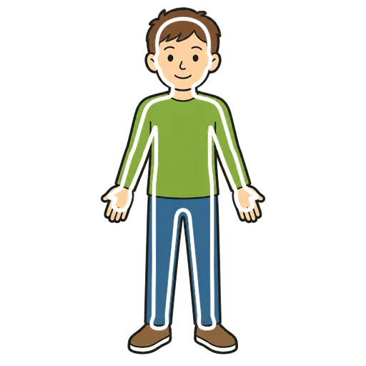 Piktogram AAC: body