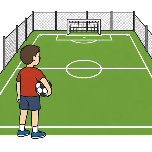 Piktogram AAK: školní sportovní hřiště