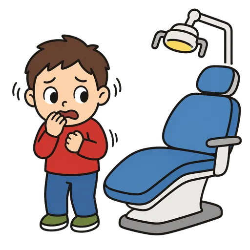 Pittogramma CAA: aver paura del dentista