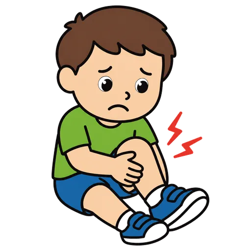 Piktogram AAC: ból nogi