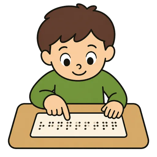 Pictograma CAA: Braille