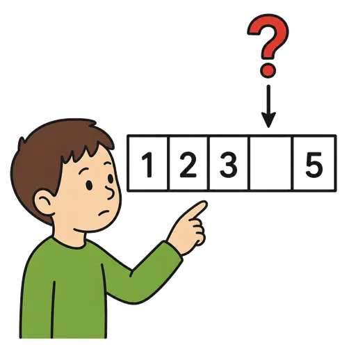 Piktogram AAK: missing number