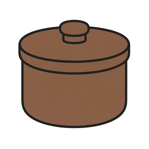Piktogram AAC: brązowy pojemnik