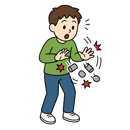 Piktogram AAC: brzdęk