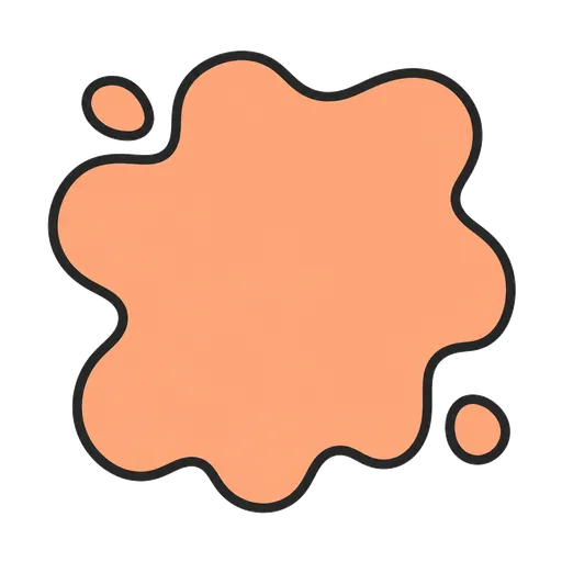 Piktogram AAC: brzoskwiniowy
