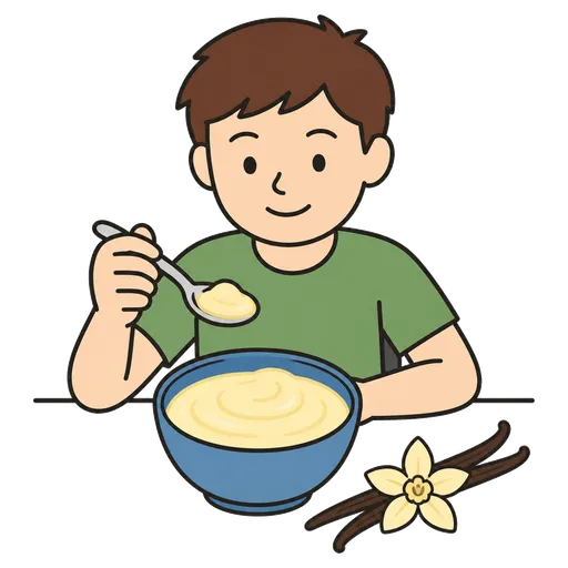 Piktogram AAK: vanilkový pudink