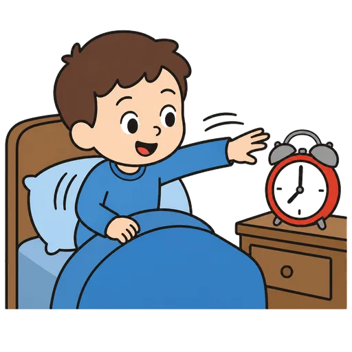 AAC pictogram: get up