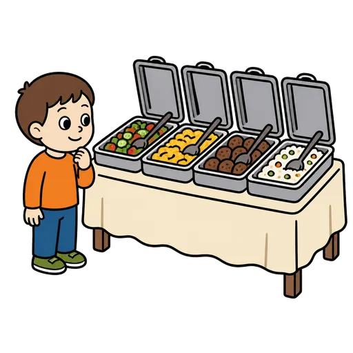 Piktogram AAC: bufet