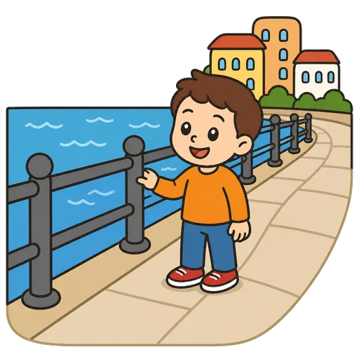 Piktogram AAC: bulwar