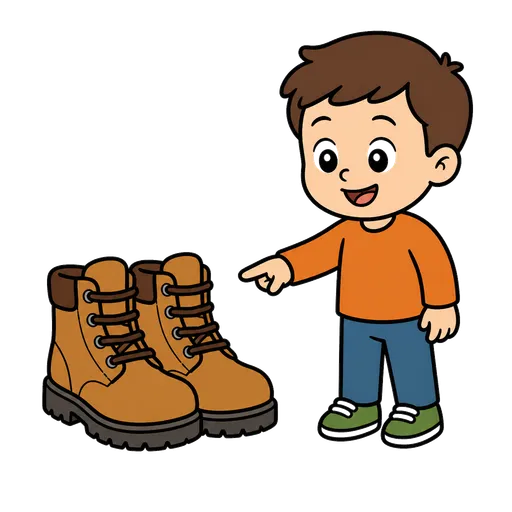 Piktogram AAC: buty robocze