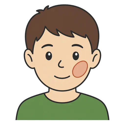 Piktogram AAK: kůže