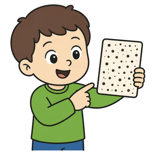 AAC-Piktogramm: gesprenkelt