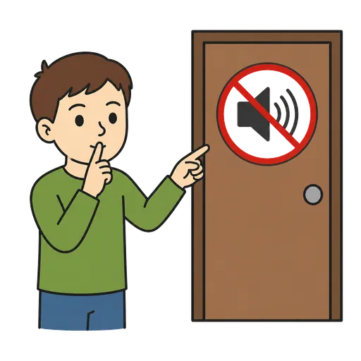Pictogramme CAA : Je veux aller dans un endroit calme