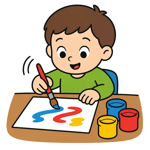 Pictograma CAA: quiero pintar con pinturas