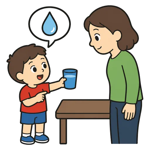 Pittogramma CAA: Voglio acqua