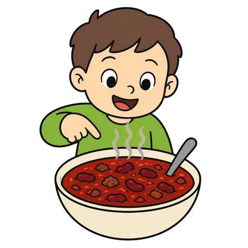 Piktogram AAC: chili