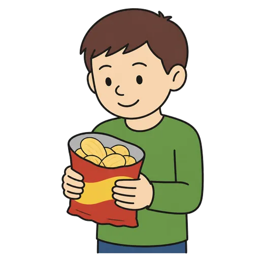 Piktogram AAC: chipsy