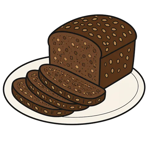 Piktogram AAC: chleb żytni