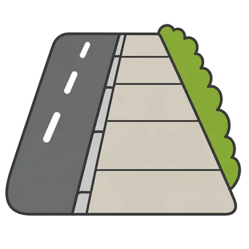 Pictogramme CAA : trottoir