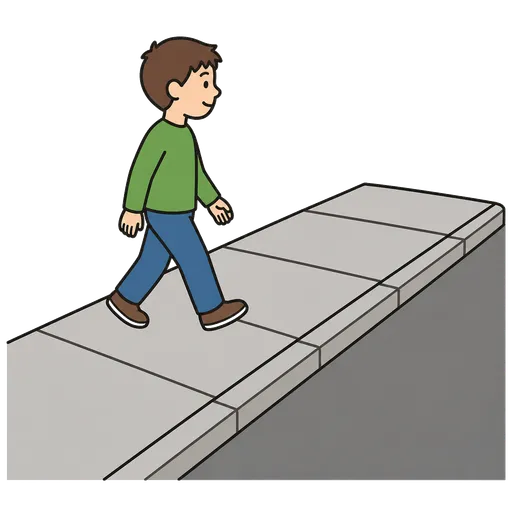 Piktogram AAC: chodnik