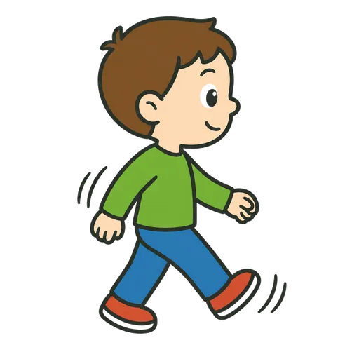AAC pictogram: to stroll