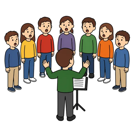 Piktogram AAC: chór