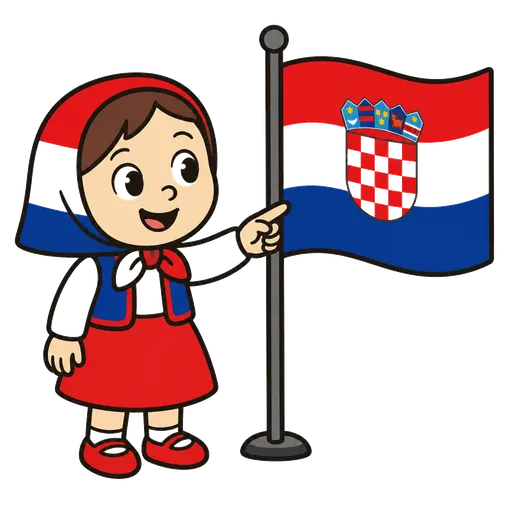 AAC-Piktogramm: Kroatische Frau