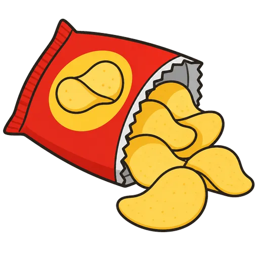Piktogram AAK: brambůrky
