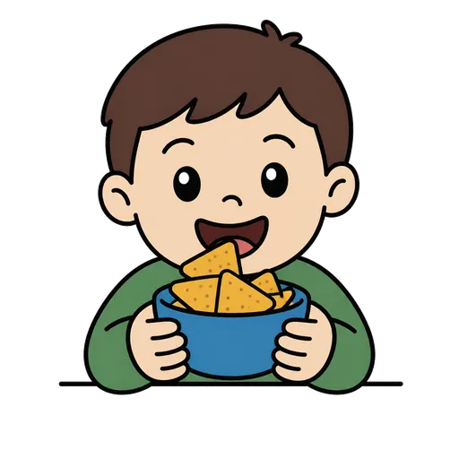 AAC-Piktogramm: Maischips
