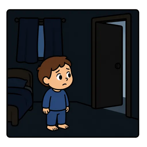 Piktogram AAK: temno v izbe