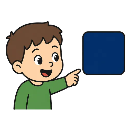 Pittogramma CAA: blu scuro