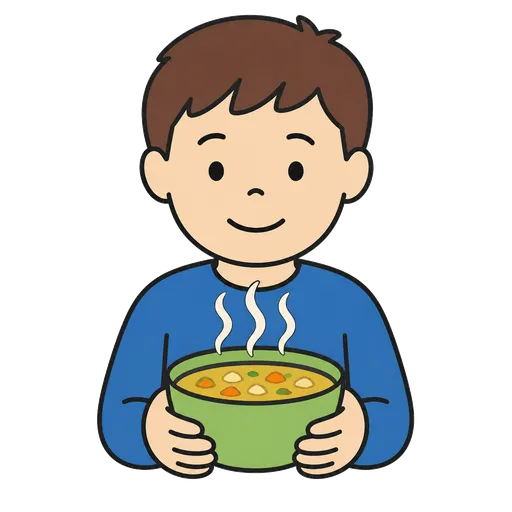 AAC-Piktogramm: warmes Essen