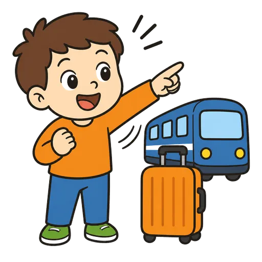 Pittogramma CAA: Non vedo l’ora del viaggio