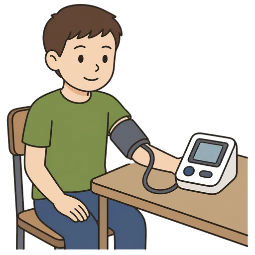 Pictograma CAA: monitor de presión arterial