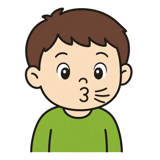 Piktogram AAC: cmokać