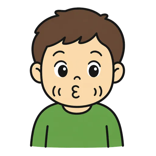 AAC pictogram: licking lips