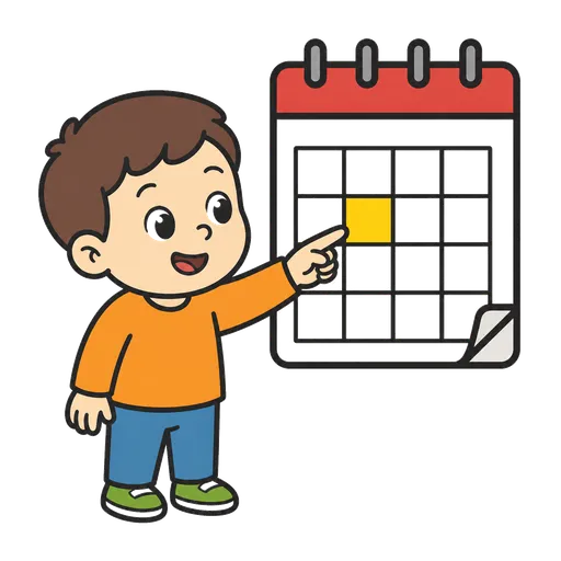 AAC pictogram: every month